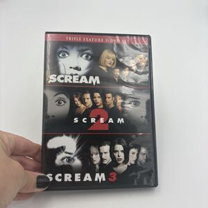 Scream / Scream 2 / Scream 3 - Triple Feature (DVD, 2011, 3-Disc Set) Collection
